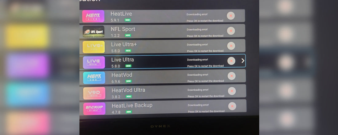 vSeeBox Data Error -7