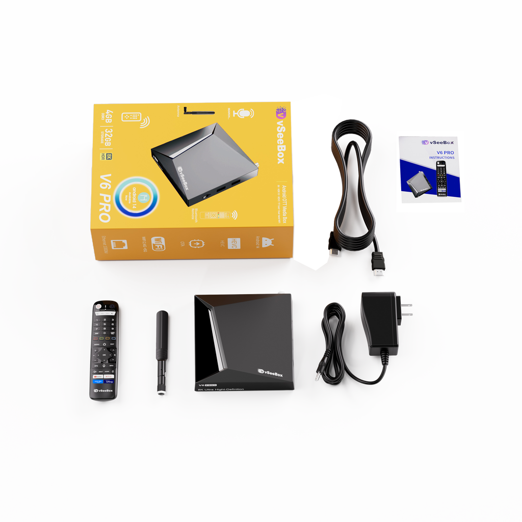 （New Products) Vseebox V6 PRO Android 8K HDR Android TV Box